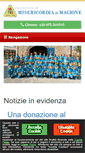 Mobile Screenshot of misericordiamagione.it